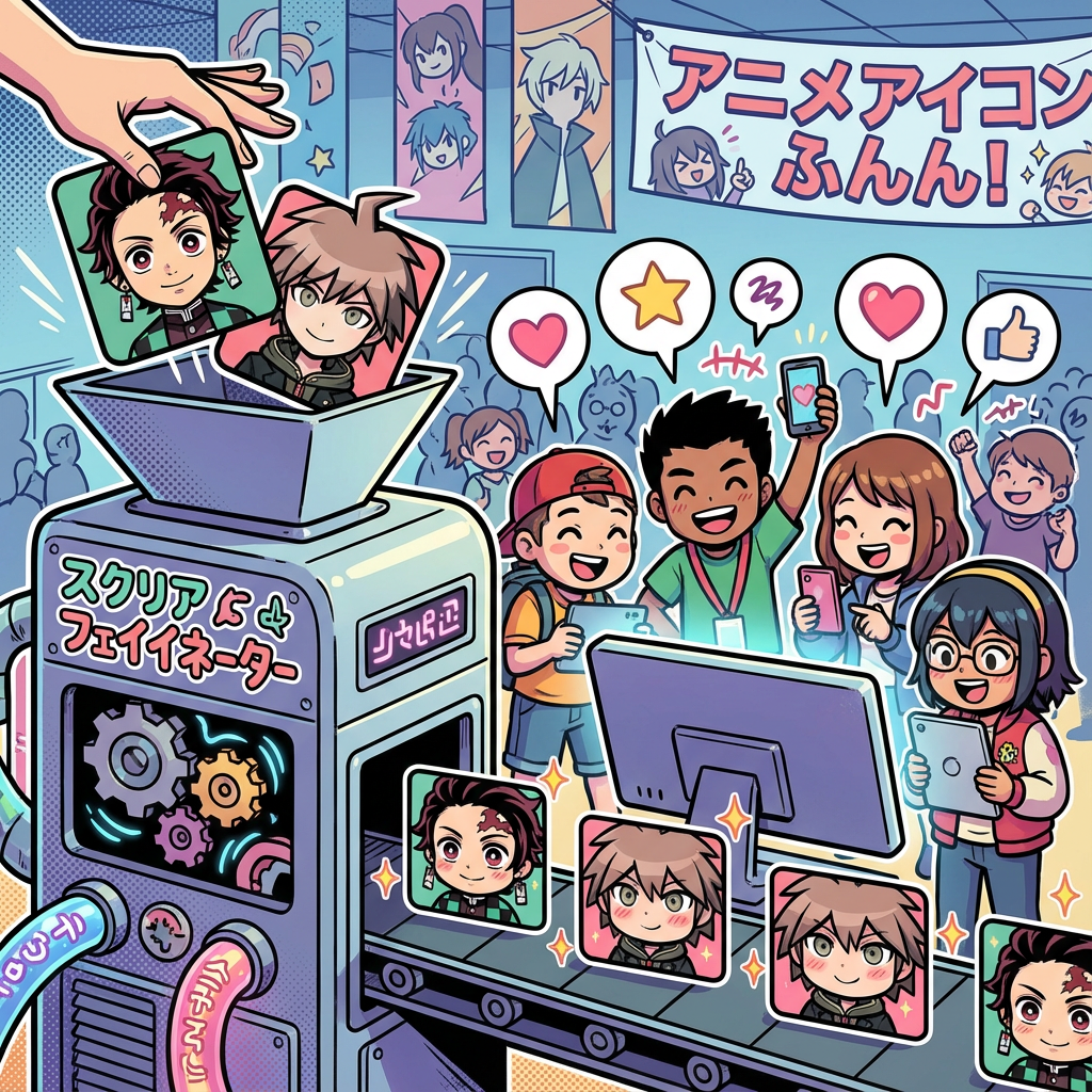 different way for square face image 2